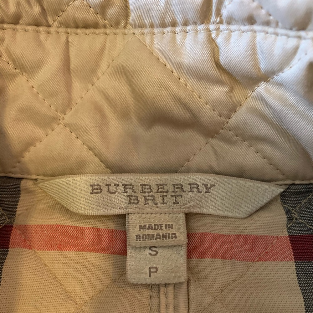 Burberry quilted diamond jacket size S